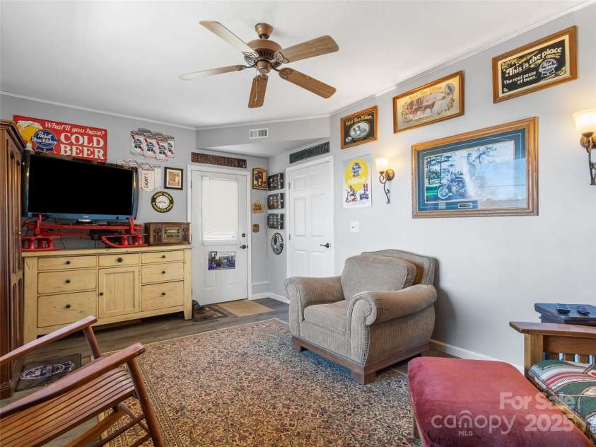 36 Crest Line Drive, Green Mountain, NC 28740.  MLS# CAR4237025, YatesRealty ID 8809. Flexible Space Downstaris