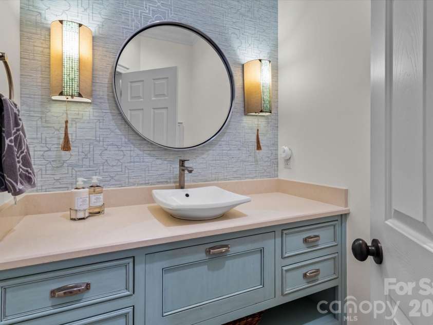16407 Jetton Road, Cornelius, NC 28031.  MLS# CAR4326392, YatesRealty ID 881. One of two half bathrooms