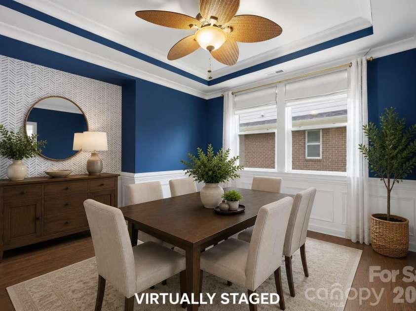 3024 Marchers Trace Drive, Charlotte, NC 28227.  MLS# CAR4393087, YatesRealty ID 8813. Flex Space Virtually Staged as a Dining Room