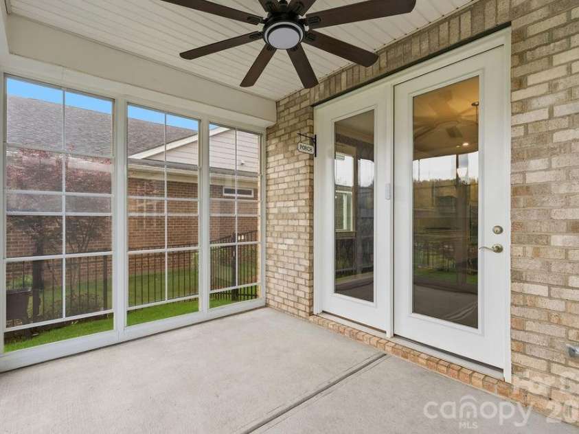 3024 Marchers Trace Drive, Charlotte, NC 28227.  MLS# CAR4393087, YatesRealty ID 8813. Screened Porch