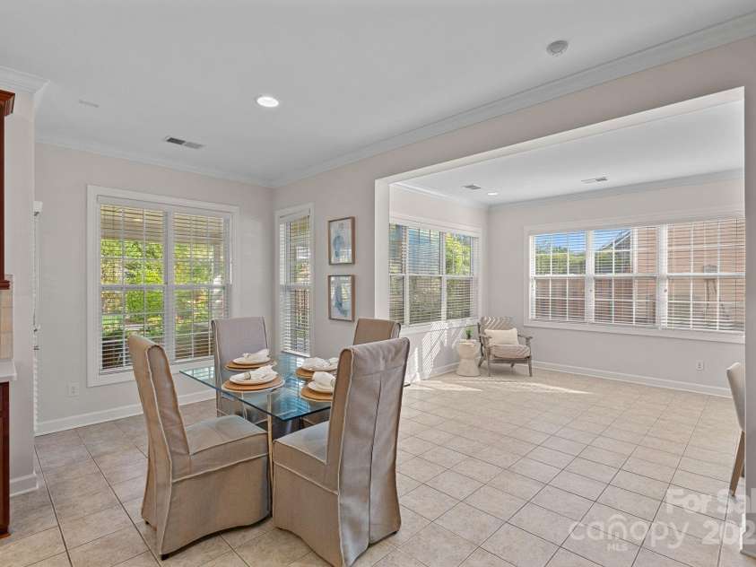 642 Vega Street, Concord, NC 28027.  MLS# CAR4248597, YatesRealty ID 8816. Breakfast area open to the Keeping Room