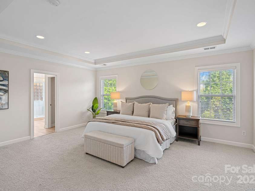 642 Vega Street, Concord, NC 28027.  MLS# CAR4248597, YatesRealty ID 8816. Gorgeous Primary Bedroom!