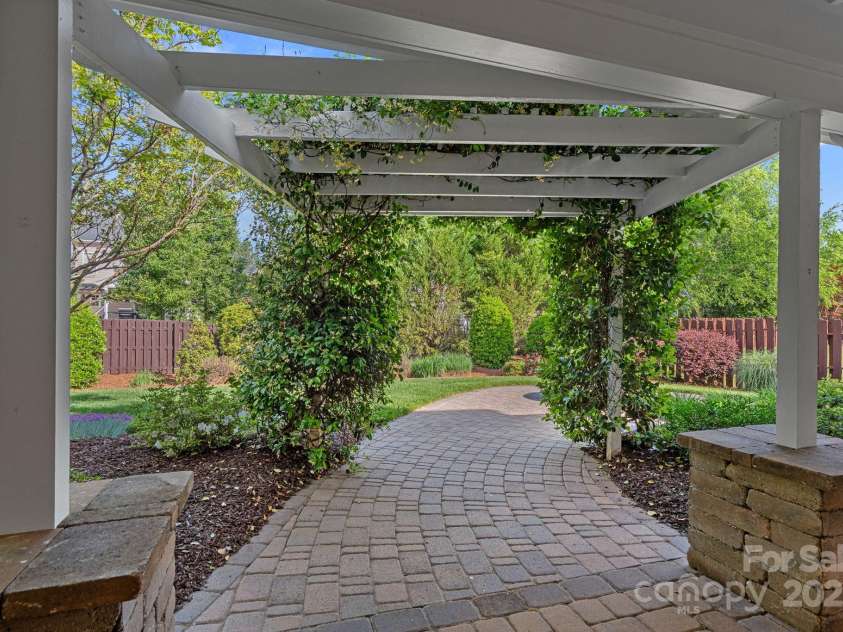 642 Vega Street, Concord, NC 28027.  MLS# CAR4248597, YatesRealty ID 8816. Pergola