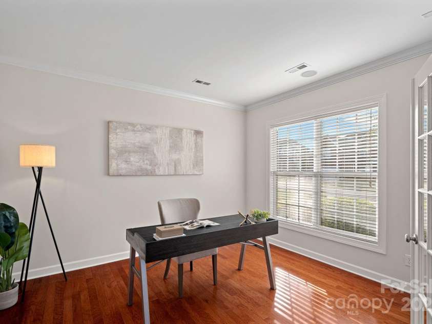 642 Vega Street, Concord, NC 28027.  MLS# CAR4248597, YatesRealty ID 8816. Private Office with French Doors