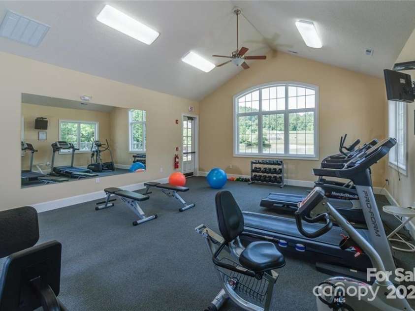 143 Lindsley Court, Hendersonville, NC 28792.  MLS# CAR4211464, YatesRealty ID 8821. Fitness Center