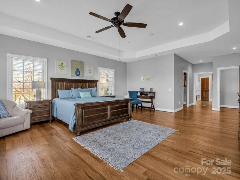 143 Lindsley Court, Hendersonville, NC 28792.  MLS# CAR4211464, YatesRealty ID 8821. Primary bedroom.