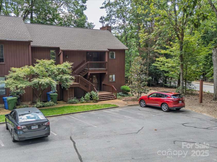 102 Cedar Forest Trail, Asheville, NC 28803.  MLS# CAR4292166, YatesRealty ID 8827. Two assigned spaces with ample guest parking!