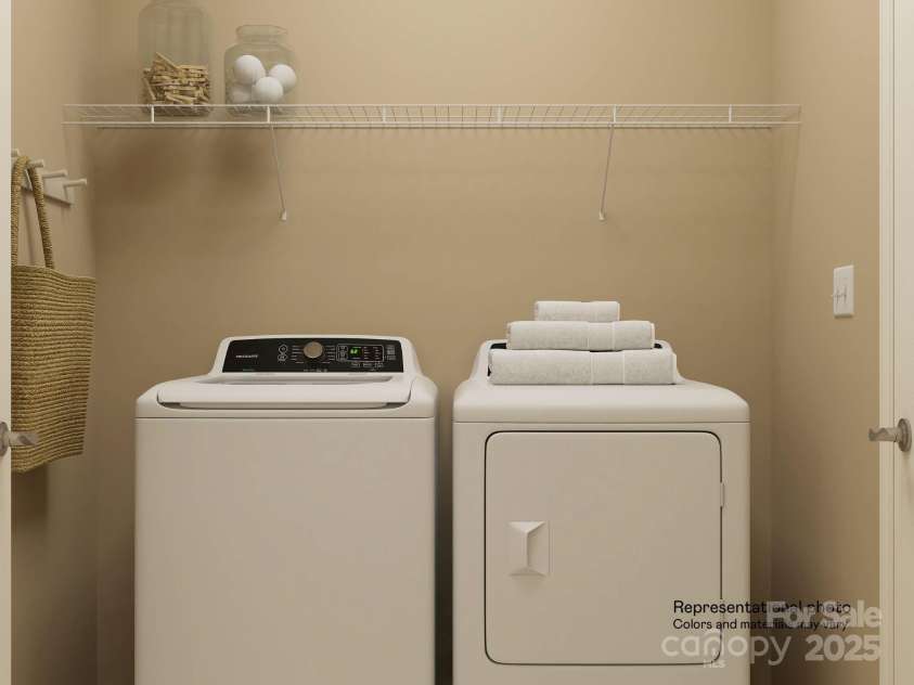 2807 Morning Song Way, Lancaster, SC 29720.  MLS# CAR4244598, YatesRealty ID 8827. Laundry