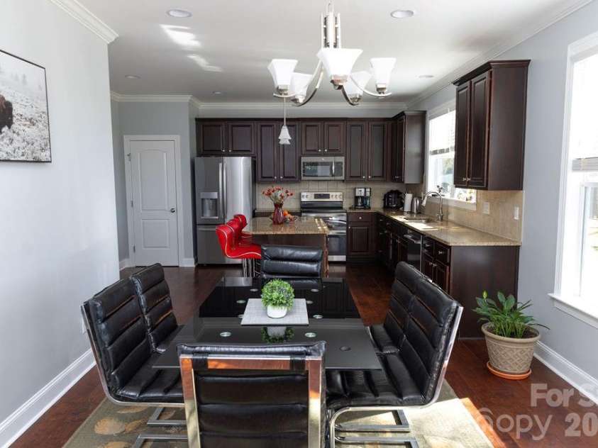 402 Spring Lake Drive, Monroe, NC 28110.  MLS# CAR4358144, YatesRealty ID 8837. Dining Area