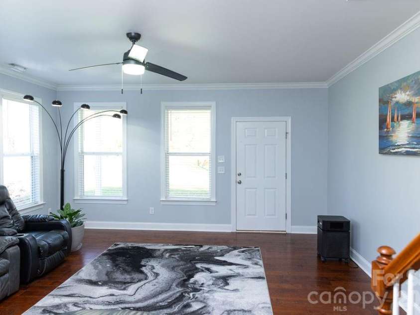 402 Spring Lake Drive, Monroe, NC 28110.  MLS# CAR4358144, YatesRealty ID 8837. Living Room