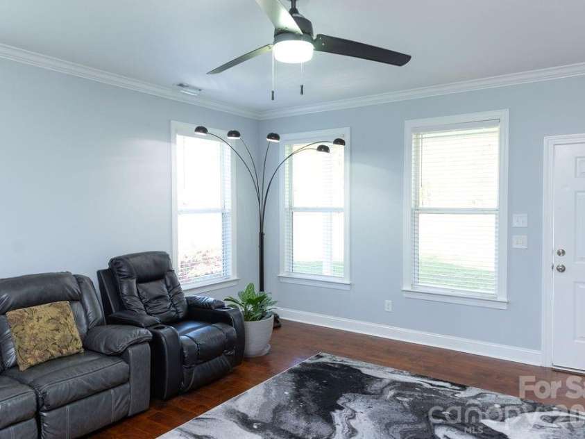402 Spring Lake Drive, Monroe, NC 28110.  MLS# CAR4358144, YatesRealty ID 8837. Living Room