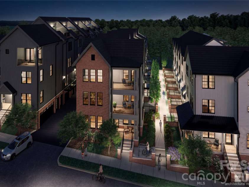 3 Aster Court, Asheville, NC 28801.  MLS# CAR4163727, YatesRealty ID 884. Looking South from Baird Street