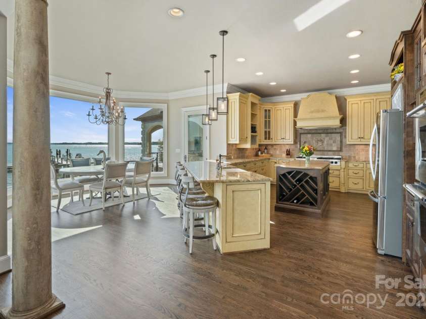 114 Ventana Court, Mooresville, NC 28117.  MLS# CAR4241186, YatesRealty ID 8842. Who doesn't love a kitchen with a view like this?