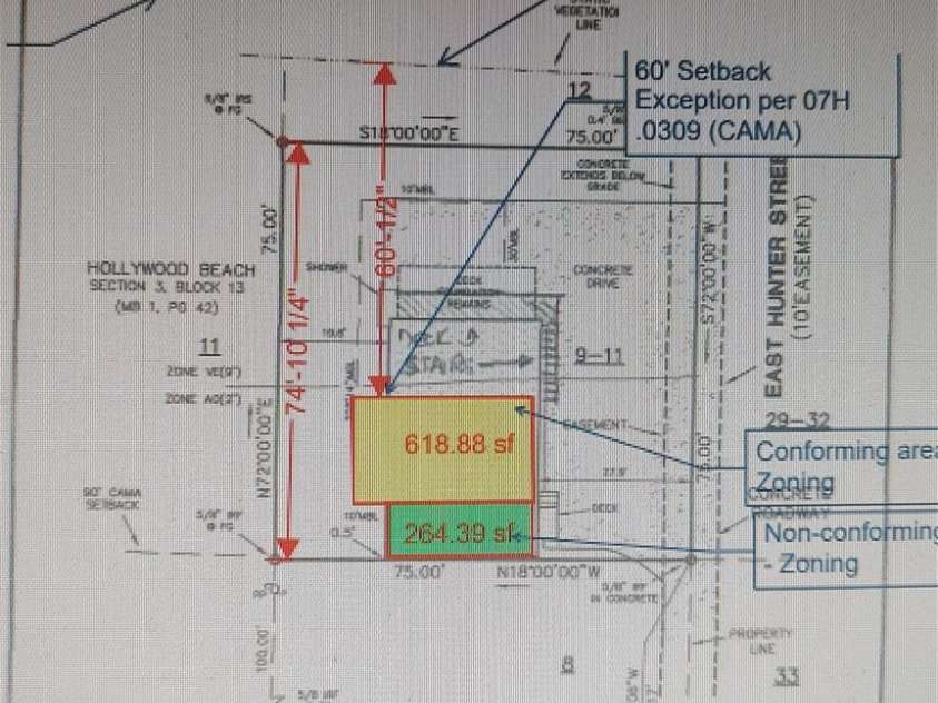9013 Hunter Street, Nags Head, NC 27959.  MLS# CAR4244151, YatesRealty ID 8863. 