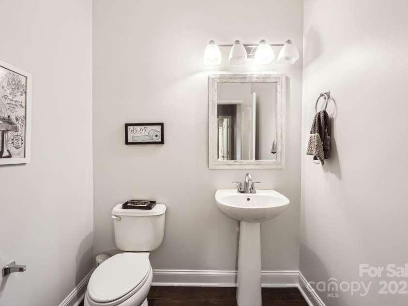141 Silverspring Place, Mooresville, NC 28117.  MLS# CAR4218653, YatesRealty ID 8869. First Floor Powder Room...HUGE!