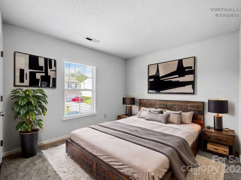 8829 Michaw Court, Charlotte, NC 28269.  MLS# CAR4246491, YatesRealty ID 8872. *This photo has been virtually staged*