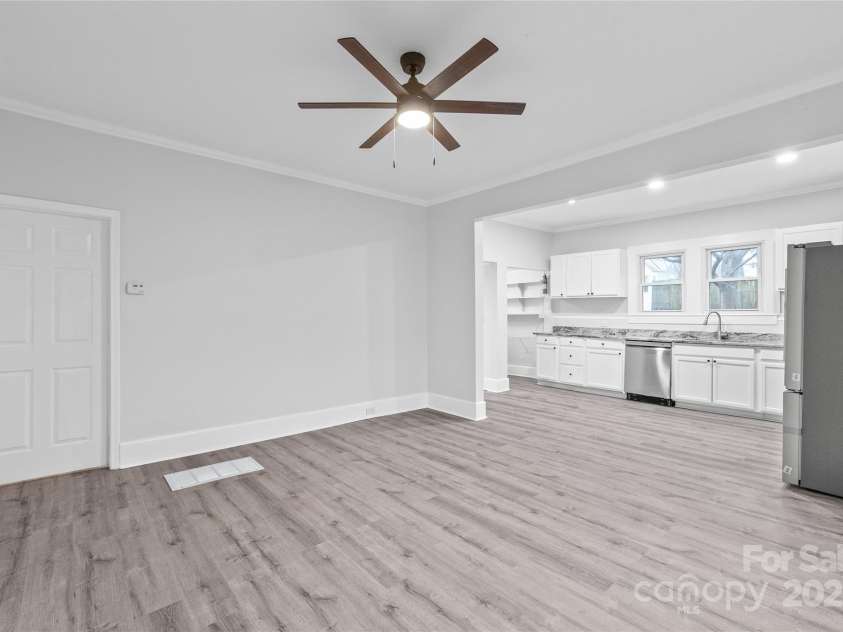 63 3rd Street, Concord, NC 28027.  MLS# CAR4220765, YatesRealty ID 8874. Living Room