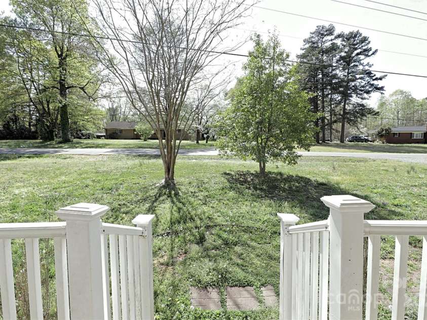 6124 Old Plank Road, Charlotte, NC 28216.  MLS# CAR4243091, YatesRealty ID 8887. View From Front Door