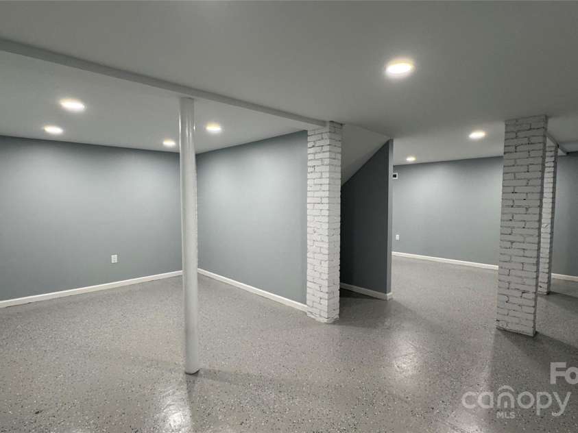 702 Grover Street, Shelby, NC 28150.  MLS# CAR4237734, YatesRealty ID 8888. Basement