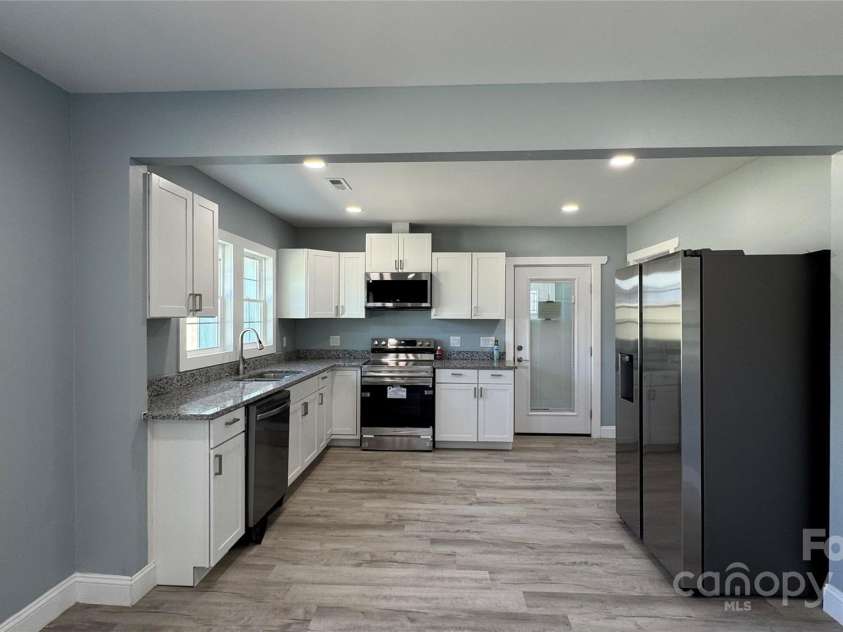 702 Grover Street, Shelby, NC 28150.  MLS# CAR4237734, YatesRealty ID 8888. Kitchen