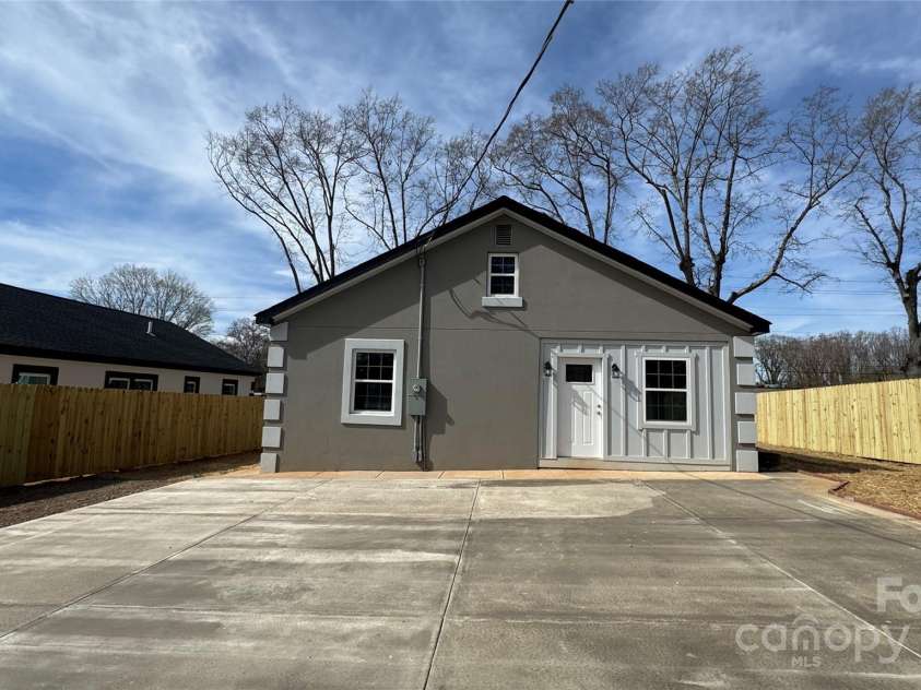 702 Grover Street, Shelby, NC 28150.  MLS# CAR4237734, YatesRealty ID 8888. Rear of house