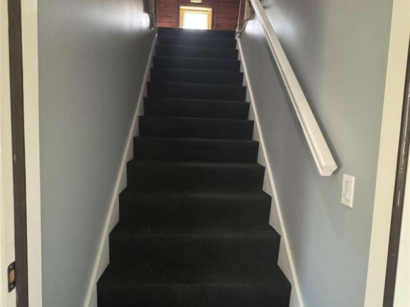 702 Grover Street, Shelby, NC 28150.  MLS# CAR4237734, YatesRealty ID 8888. Stairway to attic.