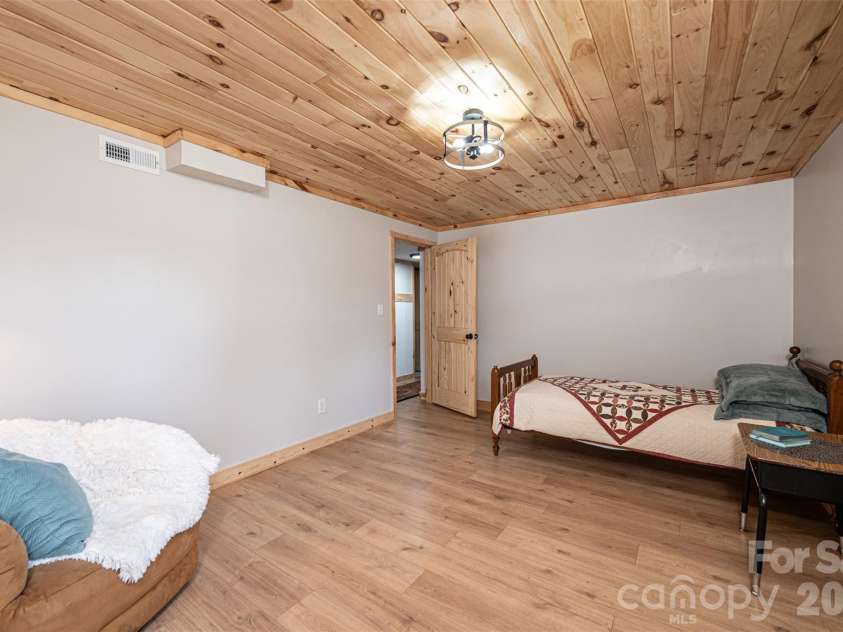 110 Windsor Street, Connelly Springs, NC 28612.  MLS# CAR4351181, YatesRealty ID 8893. Large bedroom lower level
