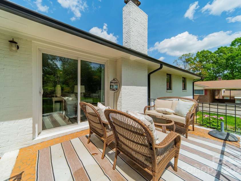 8330 Fallsdale Drive, Charlotte, NC 28214.  MLS# CAR4248517, YatesRealty ID 8896. Patio/Back of Home