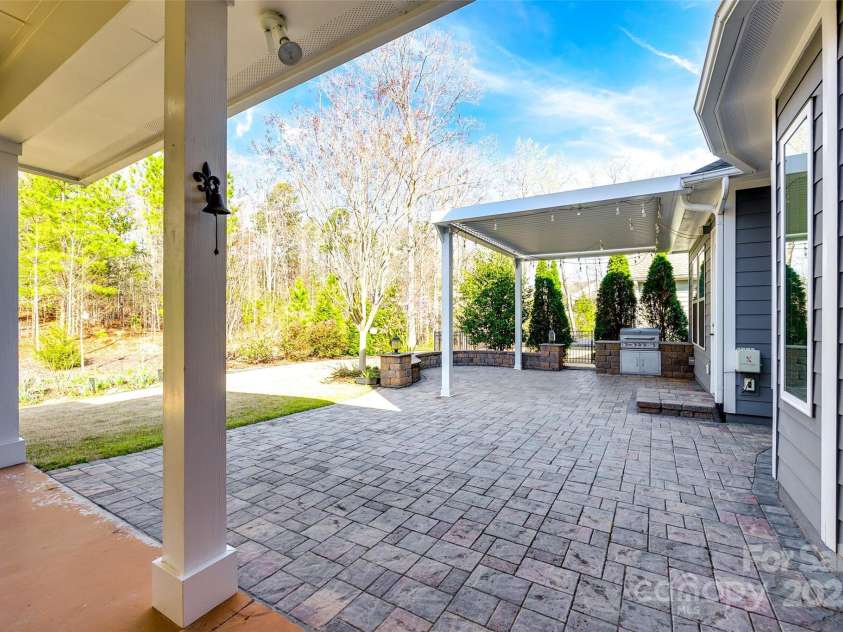1891 Felts Parkway, Fort Mill, SC 29715.  MLS# CAR4237459, YatesRealty ID 8899. Hardscaping open patio