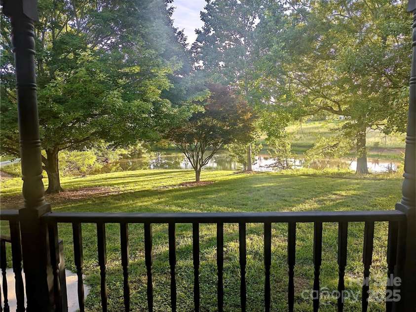 2357 Pleasant Hill Church Road, Grover, NC 28073.  MLS# CAR4314841, YatesRealty ID 8900. FRONT PORCH / POND VIEW