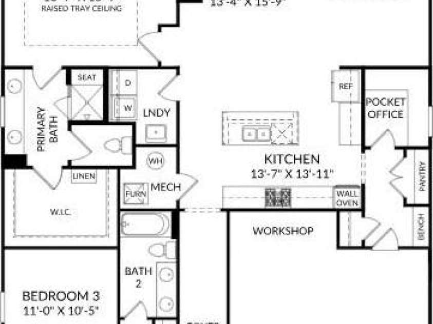 991 Exeter Drive, Sherrills Ford, NC 28673.  MLS# CAR4366179, YatesRealty ID 8915. Main Level