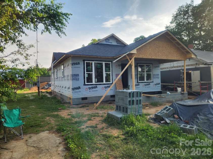 1022 Main Street, Maiden, NC 28650.  MLS# CAR4353220, YatesRealty ID 8933. Before it was finished