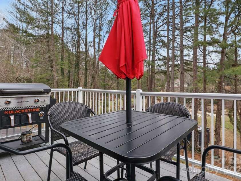 114 Falling Waters Road, Hendersonville, NC 28792.  MLS# CAR4228778, YatesRealty ID 8938. Nature view with plenty bird watching opportunities or a barbeque