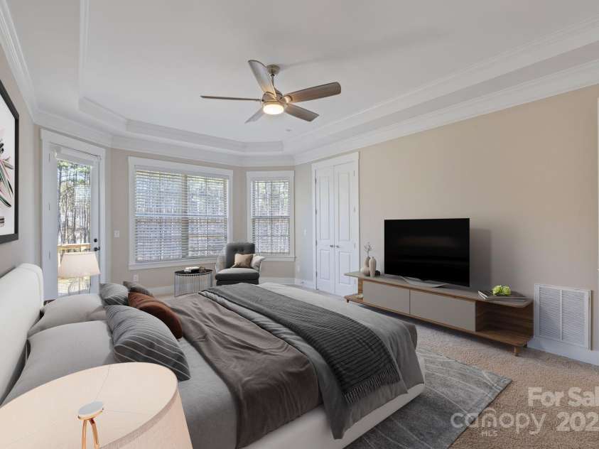 704 Kenway Loop, Mooresville, NC 28117.  MLS# CAR4274893, YatesRealty ID 894. Primary bedrm virtually staged
