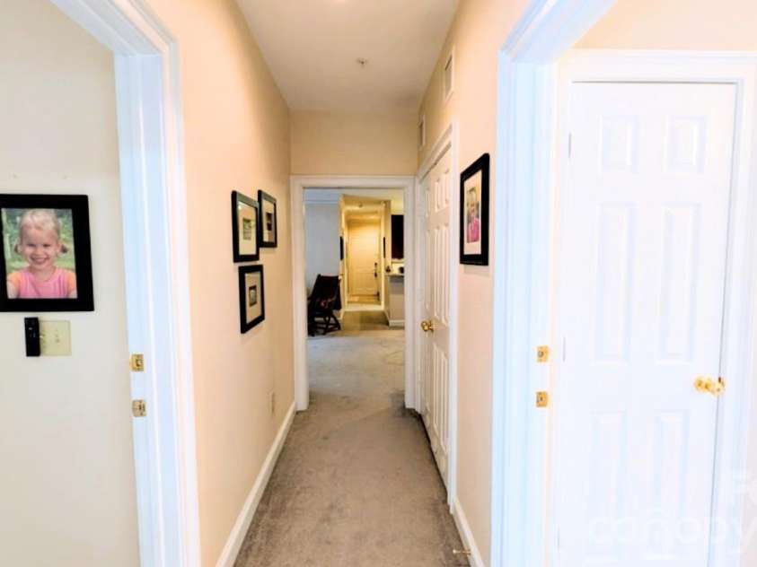 91 Glenview Lane, Maggie Valley, NC 28751.  MLS# CAR4312571, YatesRealty ID 8940. Hallway