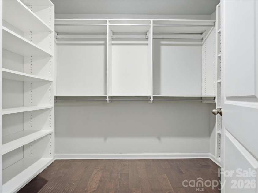 535 Cowans Villa Road, Staley, NC 28164.  MLS# CAR4336147, YatesRealty ID 895. Master closet