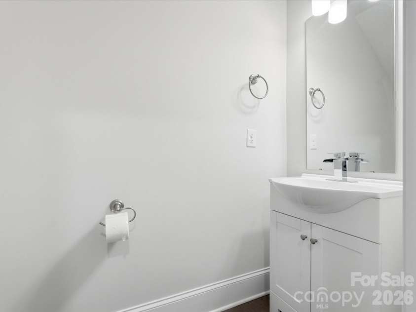 535 Cowans Villa Road, Staley, NC 28164.  MLS# CAR4336147, YatesRealty ID 895. Powder room 1st floor
