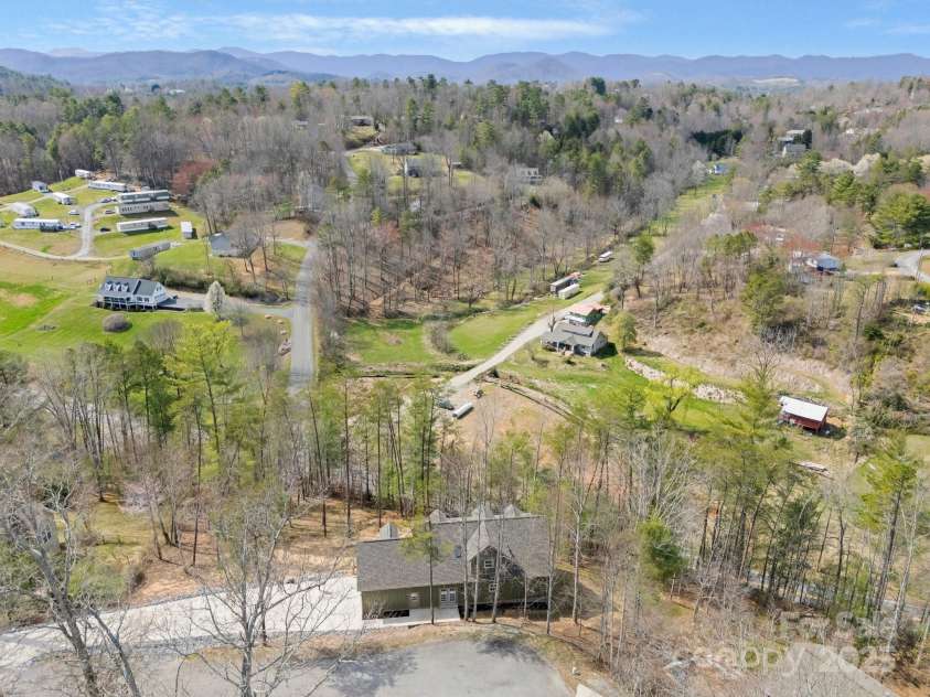 44 Judith Drive, Leicester, NC 28748.  MLS# CAR4193291, YatesRealty ID 8950. Aerial
