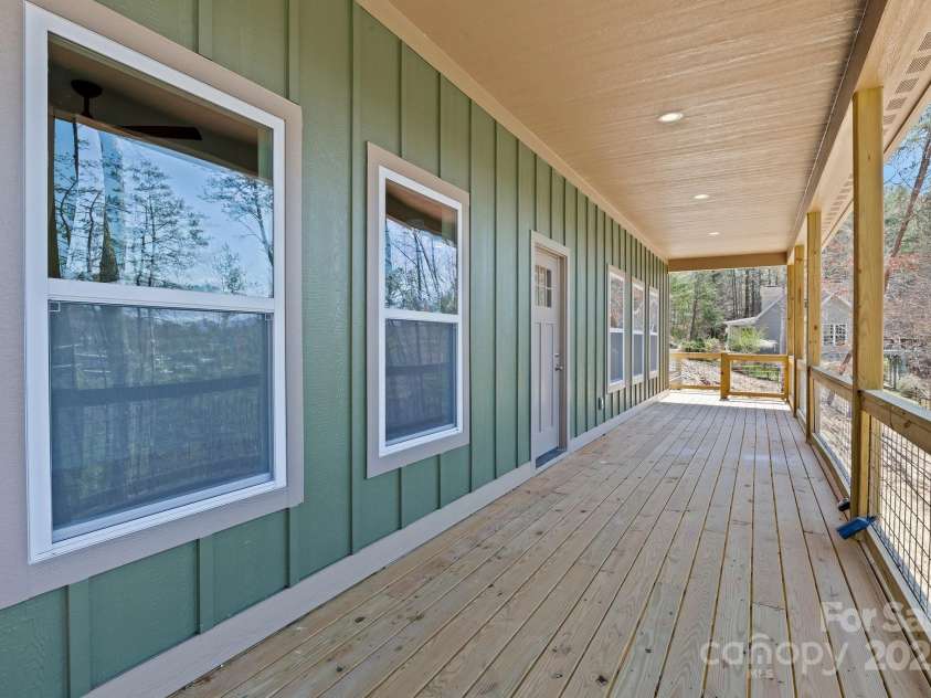 44 Judith Drive, Leicester, NC 28748.  MLS# CAR4193291, YatesRealty ID 8950. Covered porch
