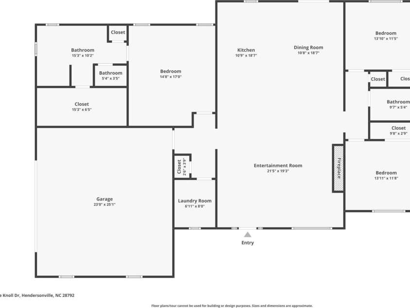 337 Maple Knoll Drive, Hendersonville, NC 28792.  MLS# CAR4193766, YatesRealty ID 8952. 