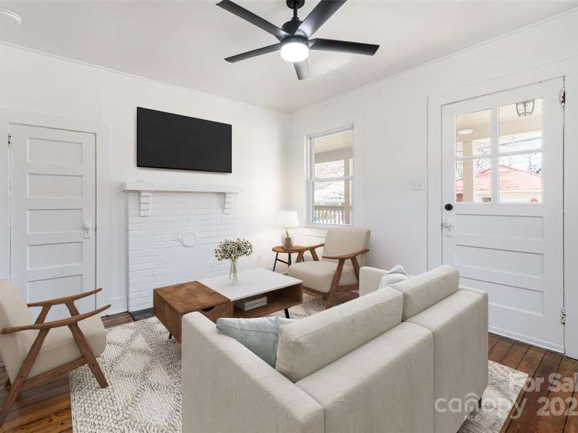 112 Powell Street, Swannanoa, NC 28778.  MLS# CAR4233407, YatesRealty ID 8953. Virtual Staging