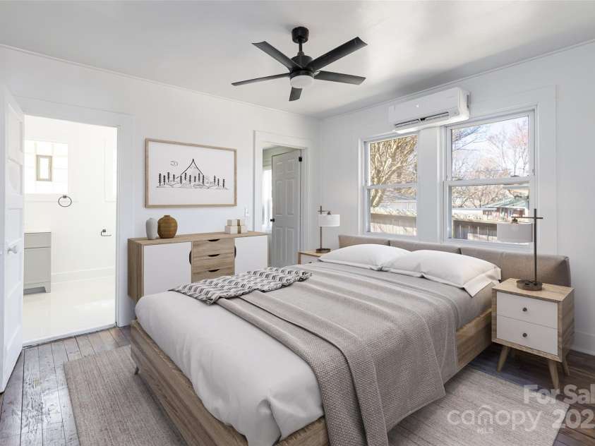 112 Powell Street, Swannanoa, NC 28778.  MLS# CAR4233407, YatesRealty ID 8953. Virtual Staging