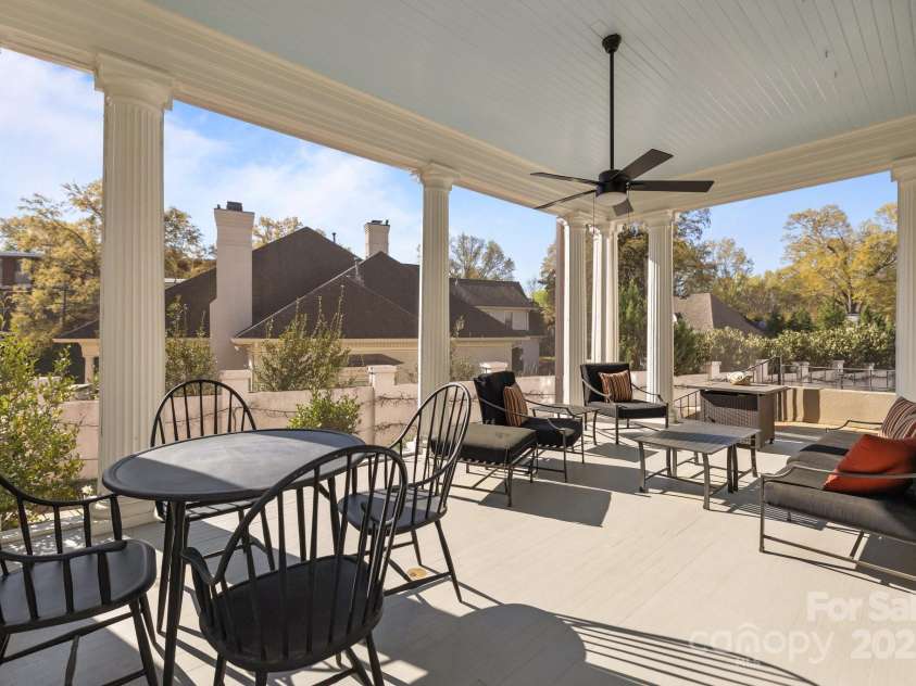 1212 Queens Road, Charlotte, NC 28207.  MLS# CAR4241756, YatesRealty ID 8954. Screened porch