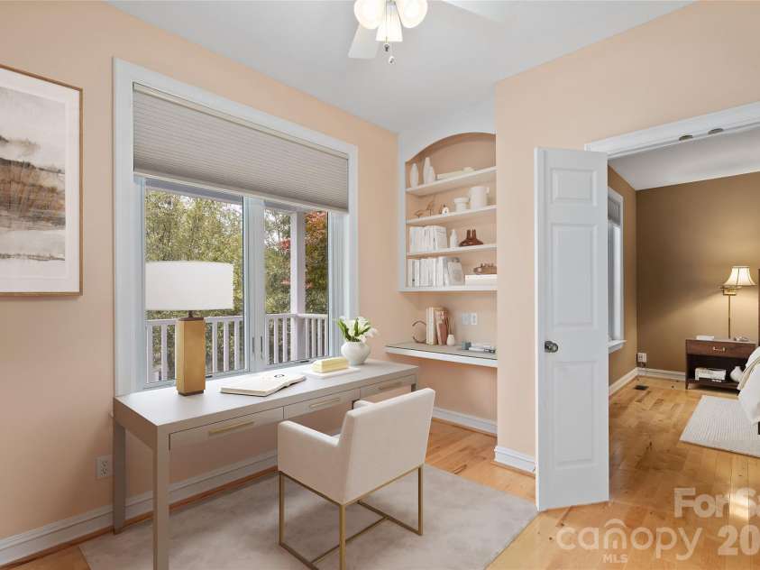 23 Clear Vista Drive, Asheville, NC 28805.  MLS# CAR4301123, YatesRealty ID 8954. Office off primary virtually staged