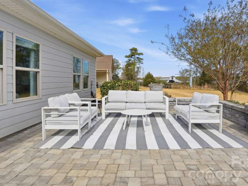 2033 Poplar Ridge Drive, Monroe, NC 28110.  MLS# CAR4358486, YatesRealty ID 8957. Custom Patio