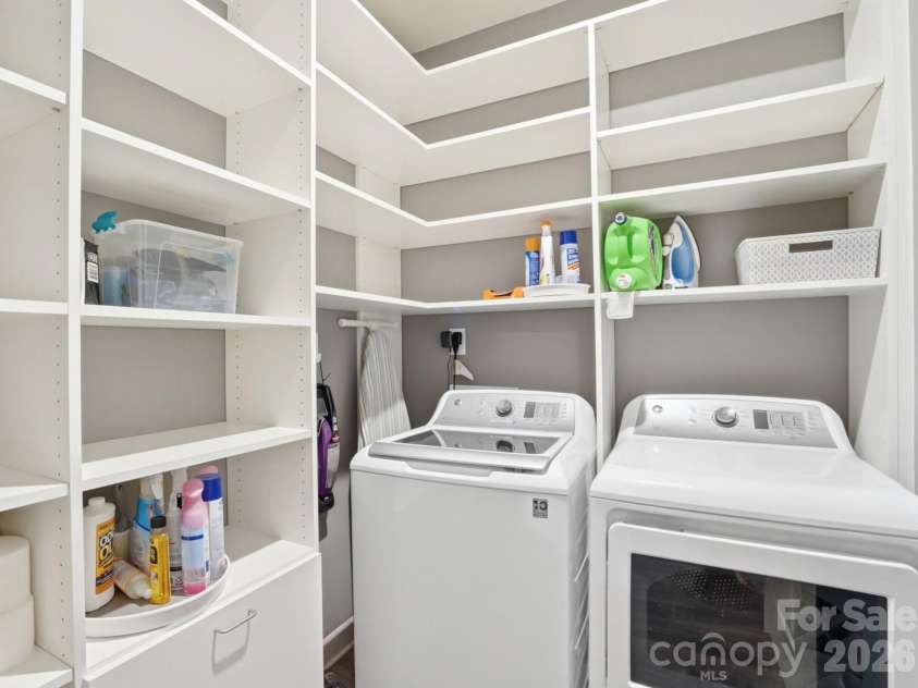2033 Poplar Ridge Drive, Monroe, NC 28110.  MLS# CAR4358486, YatesRealty ID 8957. Laundry Room