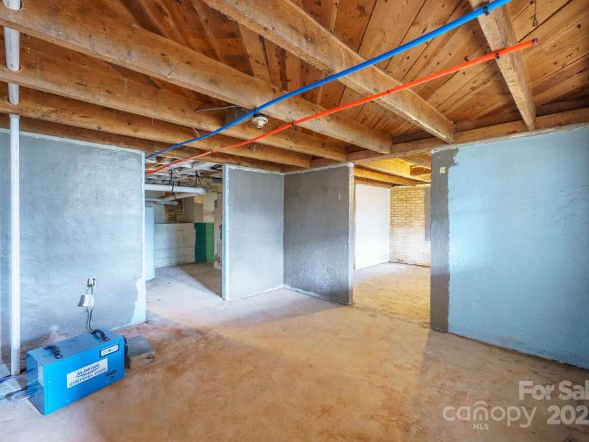 1108 Lutz Street, Valdese, NC 28690.  MLS# CAR4203045, YatesRealty ID 8959. Basement