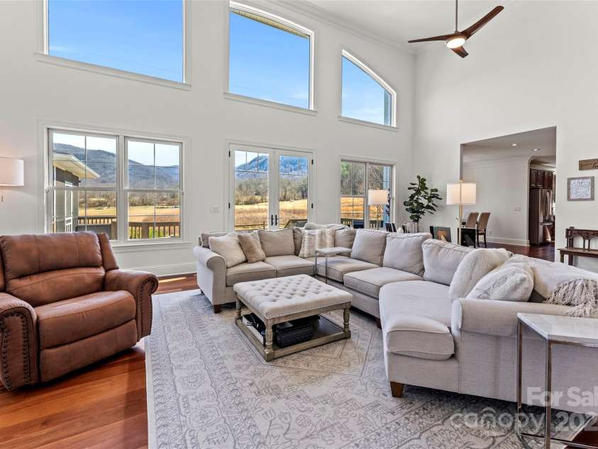 28 Sovereign Lane, Fairview, NC 28730.  MLS# CAR4226079, YatesRealty ID 8961. Front seat to mountain beauty