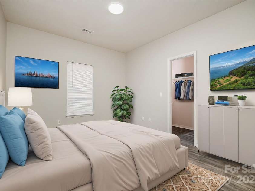 3821 Bullard Street, Charlotte, NC 28208.  MLS# CAR4218607, YatesRealty ID 8967. Virtually Staged