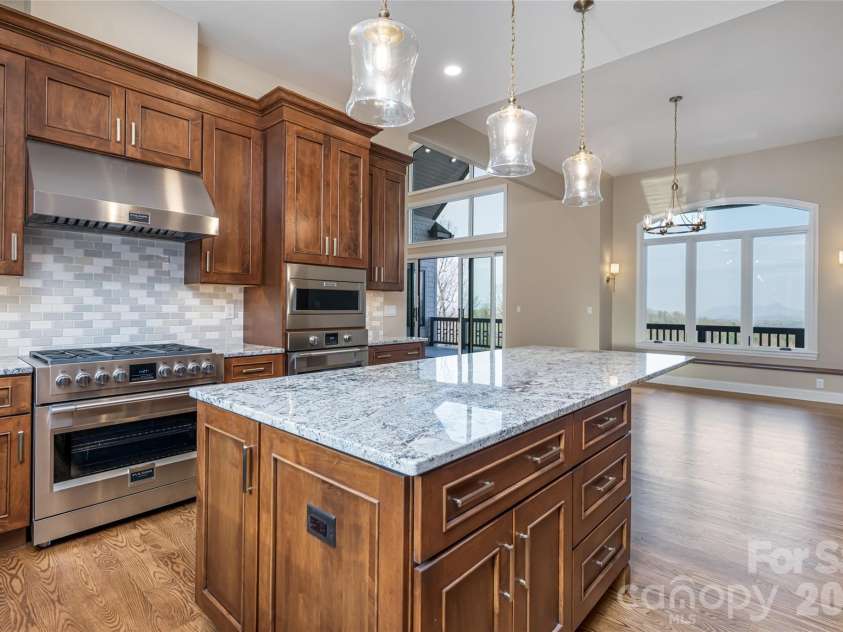527 Falkirk Way, Zirconia, NC 28790.  MLS# CAR4364609, YatesRealty ID 8977. Kitchen